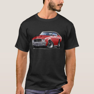 Bästa bil 1970-72 Buick GS för röd svart Tröja