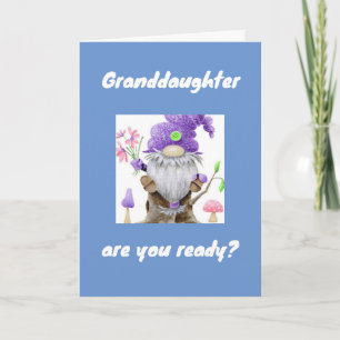 BÄSTA BIRTHDAY EVER TILL ***GRANDDAUGHTER*** KORT
