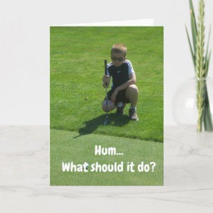 "BÄSTA BIRTHDAY EVER" TILL MIN FAVORITE GOLFER KORT