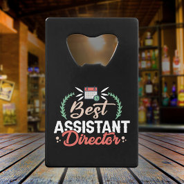 Bästa biträdande direktör - Film Crew Gift Kreditkort Flasköppnare