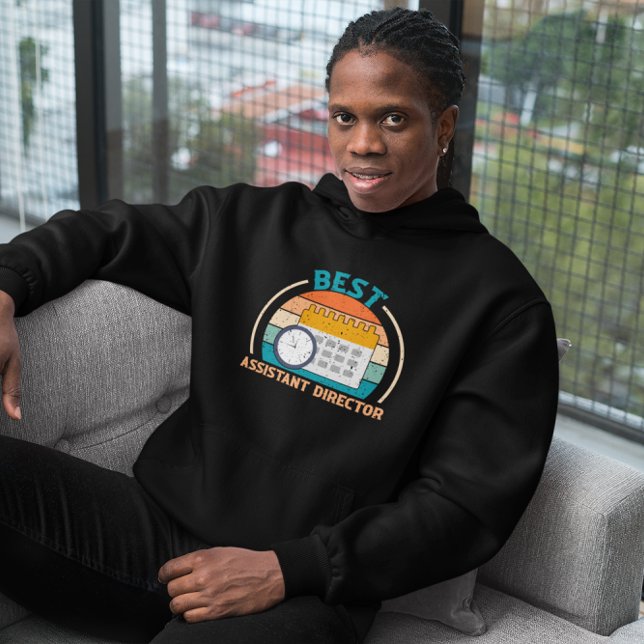 Bästa biträdande direktör - Retro AD Hoodie (Skapare uppladdad)