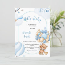 BÄSTA BLÅ,BROTT OCH BÄRA HEJ BABY BABYSHOWER