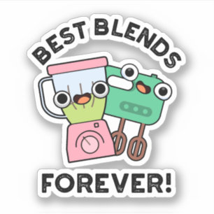 Bästa blandning för Cute BFF Pun Klistermärken