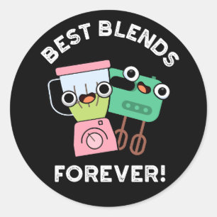 Bästa blandningen för den funktionella BFF Pun-Mör Runt Klistermärke