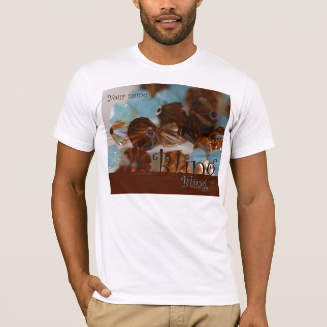 Bästa Bling Bling flicka T-shirt (Framsida)