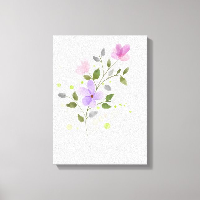 Bästa blomman  canvastryck (Framsida)