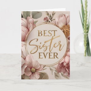BÄSTA Blommigt EVER-Elegant-design Kort