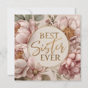 BÄSTA Blommigt EVER-Elegant-design Kort