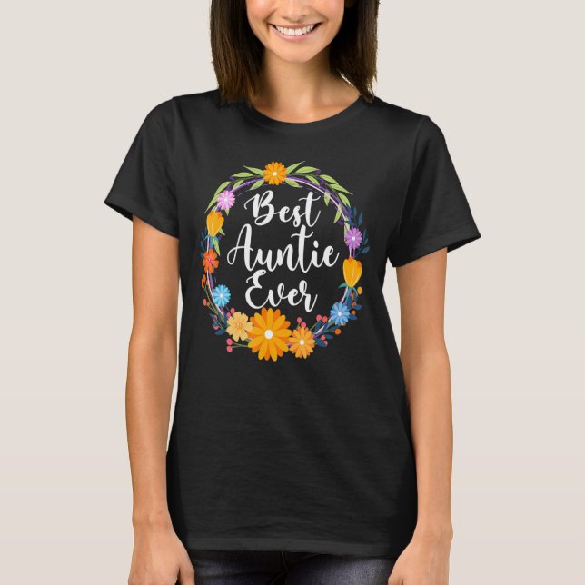 Bästa Blommigten för kvinnor - Dekoration 1 T Shirt (Framsida)