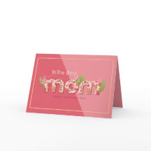 Bästa blommigten för rosa i Mamma Mors dag