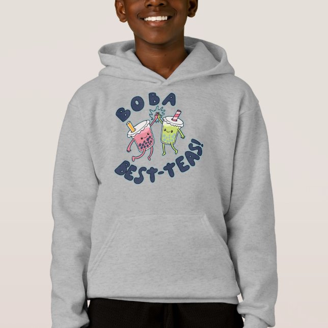 Bästa Boba-Teerna! T Shirt (Framsida)