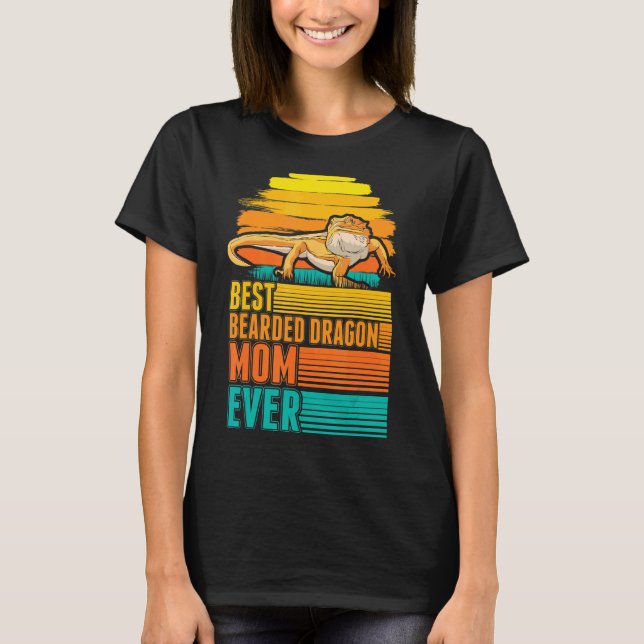 Bästa böjda draken Mamma någonsin T Shirt (Framsida)