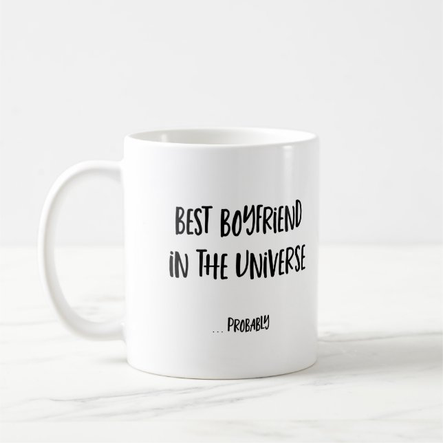 Bästa bojvän i Universe Funny Mug Kaffemugg (Vänster)