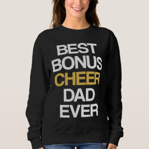 Bästa Bonus Cheer Pappa Någonsin Cheerleading Styv T Shirt