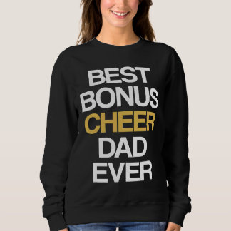 Bästa Bonus Cheer Pappa Någonsin Cheerleading Styv T Shirt