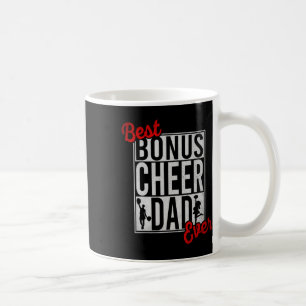Bästa Bonus Glada Pappa Någonsin Cheerleading Kaffemugg
