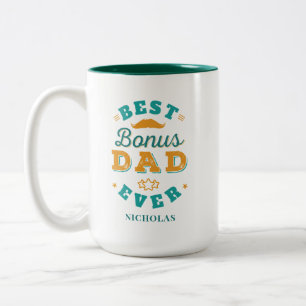 Bästa Bonus Golfing Birthday Pappa någonsin Fars d Två-Tonad Mugg