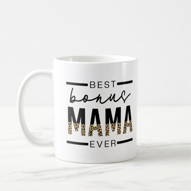 Bästa Bonus Mamma någonsin-presentationer för Step Kaffemugg (Vänster)