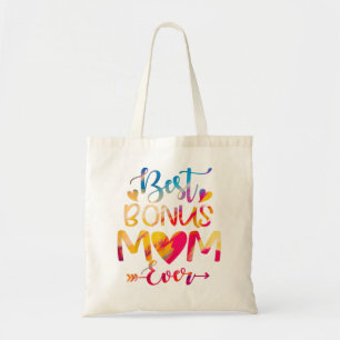 Bästa Bonus Mamma någonsin Tie Dye för Mors dag Tygkasse