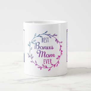 Bästa Bonus Mamma någonsin två fotomallar Jumbo Mugg