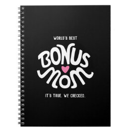 Bästa Bonus Mamma-typografi - bärbar dator Anteckningsbok
