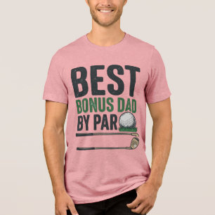 Bästa Bonus Pappa av Par Golf Tröja Design_1