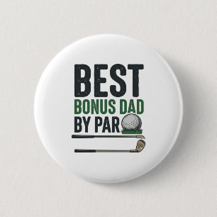 Bästa Bonus Pappa av Par Golf Tröja Design_1 Knapp