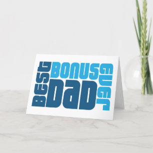 Bästa Bonus Pappa Någonsin Foto Fars Dag Helgkort