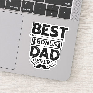 Bästa Bonus Pappa någonsin Klistermärken