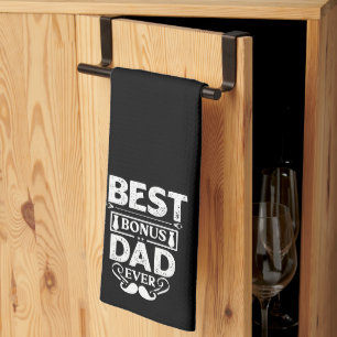 Bästa Bonus Pappa någonsin Kökshandduk