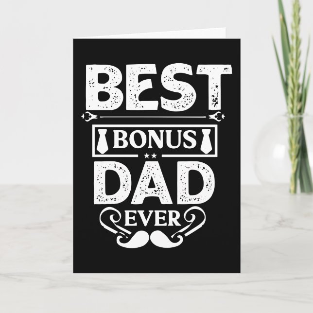 Bästa Bonus Pappa någonsin Kort (Framsida)