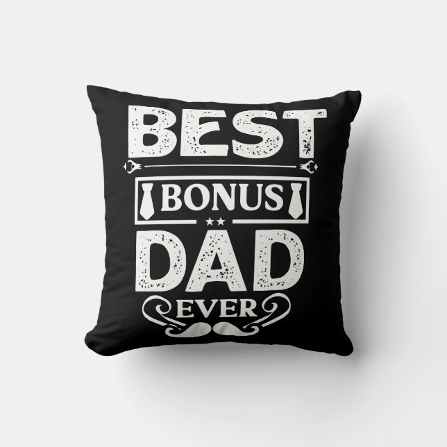 Bästa Bonus Pappa någonsin Kudde (Framsida)