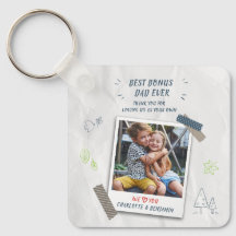 Bästa Bonus Pappa - Stega Pappa Photo Keepsakes An