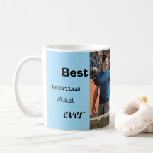 Bästa bonusen pappa någonsin, fars dag fotokaffe m