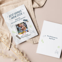 Bästa Bonusmamma Mors Dag Styv mamma Anpassad Foto