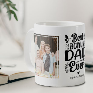 Bästa bonuspappa någonsin 2 foto present kaffemugg