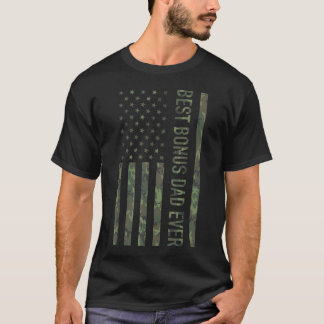 Bästa bonuspappa någonsin USA:s amerikanska militä T Shirt