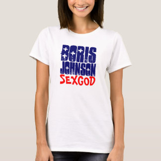 Bästa Boris Johnson SEXGOD dampassande T-shirt