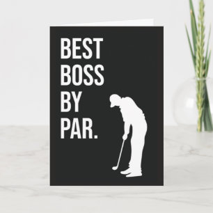 Bästa Boss Av Par Roliga Golfkort För Arbetsgivare Kort