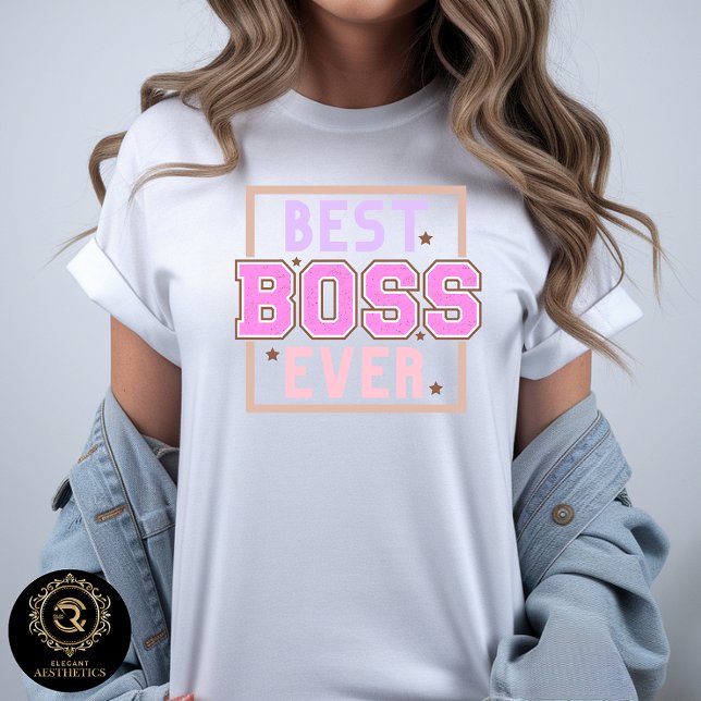 Bästa Boss Någonsin Affärsklädd Grafisk T-Shirt (Skapare uppladdad)