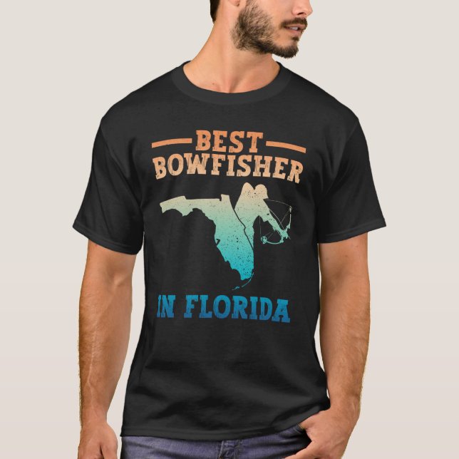 Bästa Bowfisher i Louisiana - Bowfish Fishing T Shirt (Framsida)