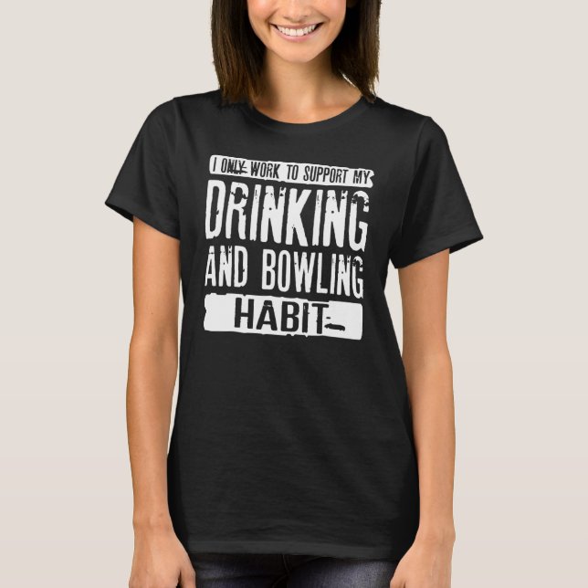 Bästa Bowlers-design T Shirt (Framsida)