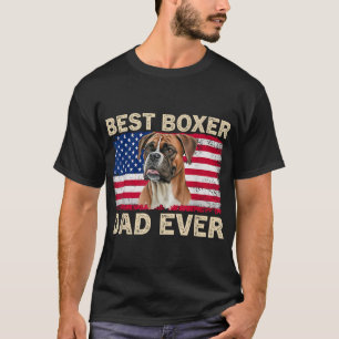 Bästa boxar pappa någonsin Usa amerikansk flagga f T Shirt
