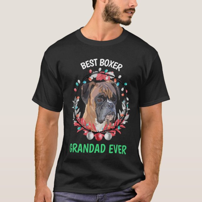 Bästa boxarfarfar någonsin t-shirt (Framsida)