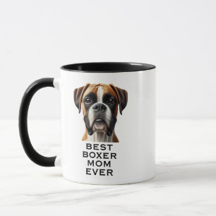 Bästa Boxer-Mamma Någonsin Anpassad Foto Mugg