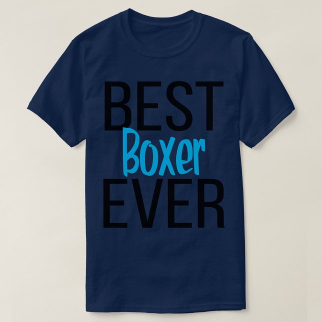 Bästa boxer någonsin 1 t shirt (Design framsida)