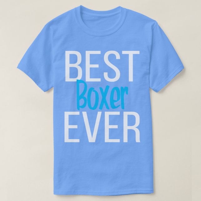 Bästa boxer någonsin 4 t shirt (Design framsida)