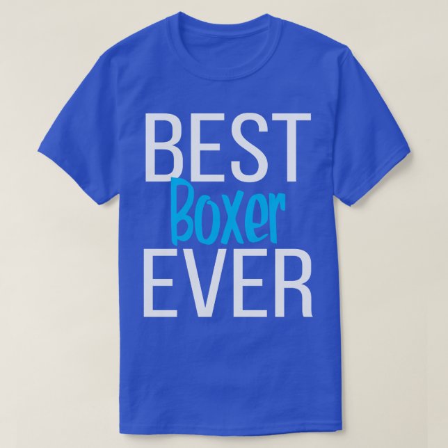 Bästa boxer någonsin 4 t shirt (Design framsida)