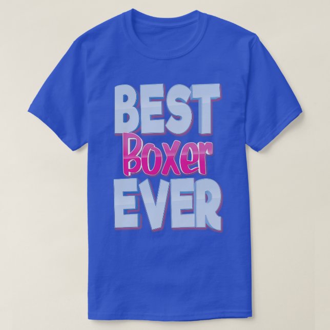Bästa boxer någonsin 5 t shirt (Design framsida)