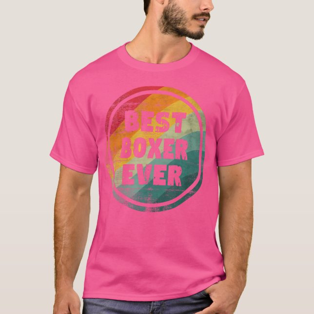 Bästa Boxer någonsin funny Boxer T Shirt (Framsida)